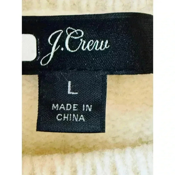 J. Crew Women's 100% Merino Wool Crewneck Sweater Super Soft Size L - Picture 7 of 9